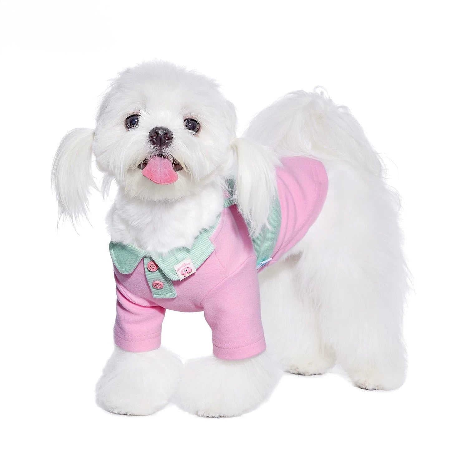 Faux Layered Fleece Strap Tee