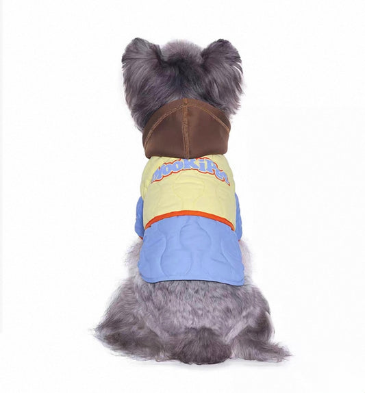 Wavy Quilted Hooded Coat