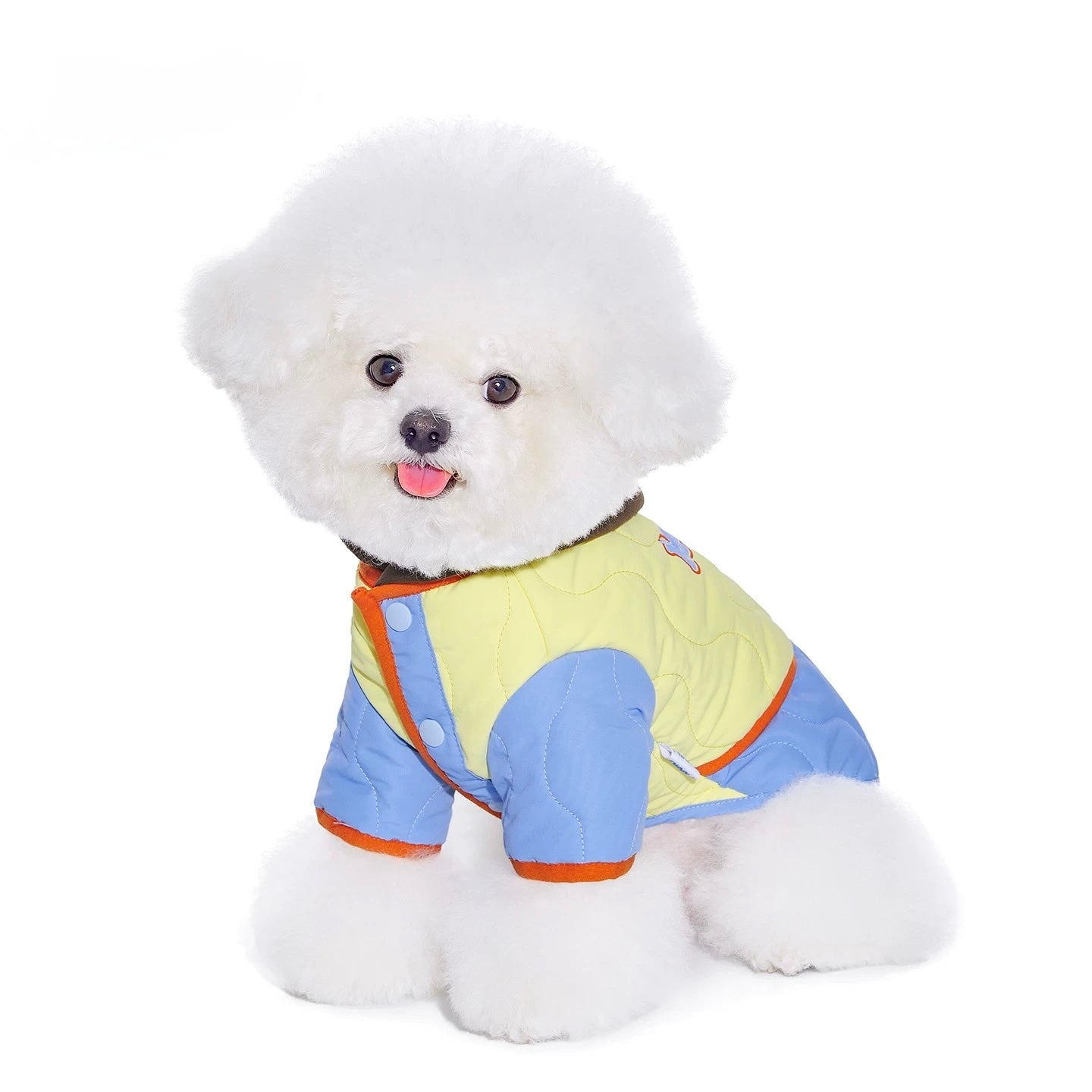 Wavy Quilted Hooded Coat