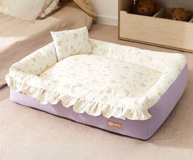 Sweet All-Season Pet Dog Bed - Open-Style Square
Nest with Spacious Design