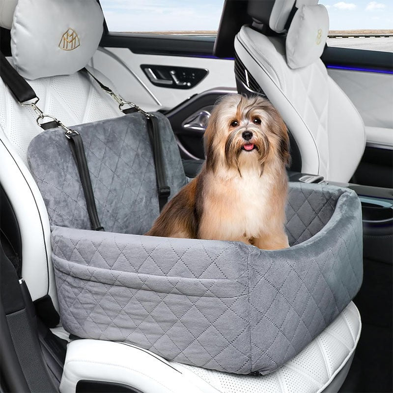 Deluxe Car Dog Seat
- Cozy, Safe & Travel-
Ready Pet Nest for Front or Back Seat
