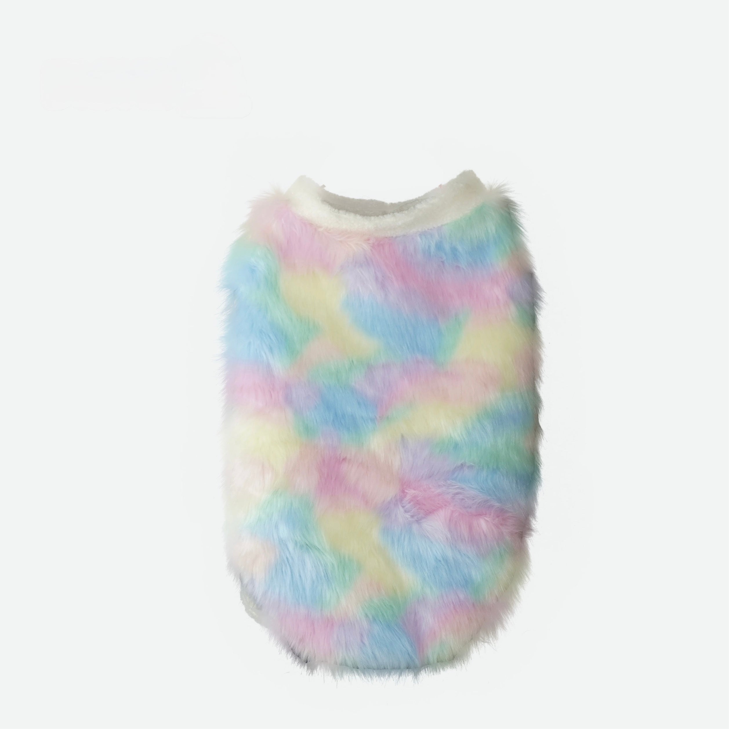 Winter Iridescent Stylish and Cozy Long-Haired Anti-Cold Vest - Suitable for Large, Medium, and Small Dogs