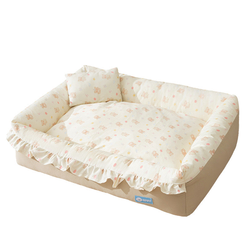 Sweet All-Season Pet Dog Bed - Open-Style Square
Nest with Spacious Design