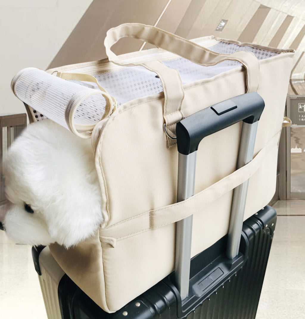 Canvas Pet Travel Tote