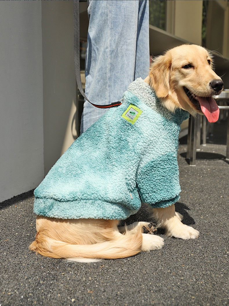 Tie-Dye Lamb Fleece
Coat - For Large Dogs
