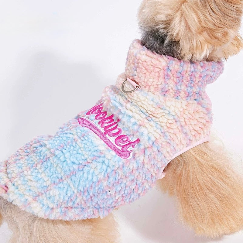 Colorblock Sherpa Fleece Vest