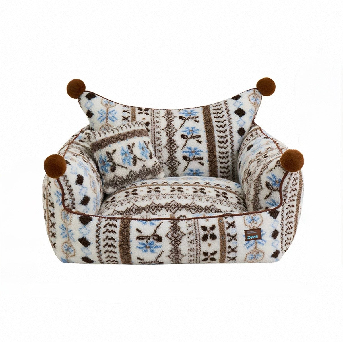 Marshmallow Nest for pets showing full front design and overall look
