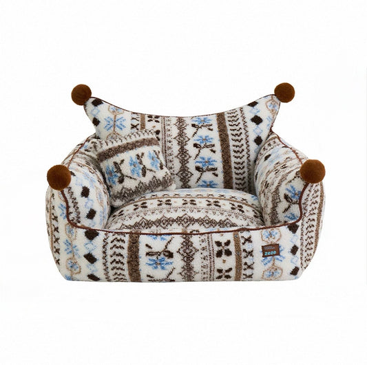 Marshmallow Nest for pets showing full front design and overall look