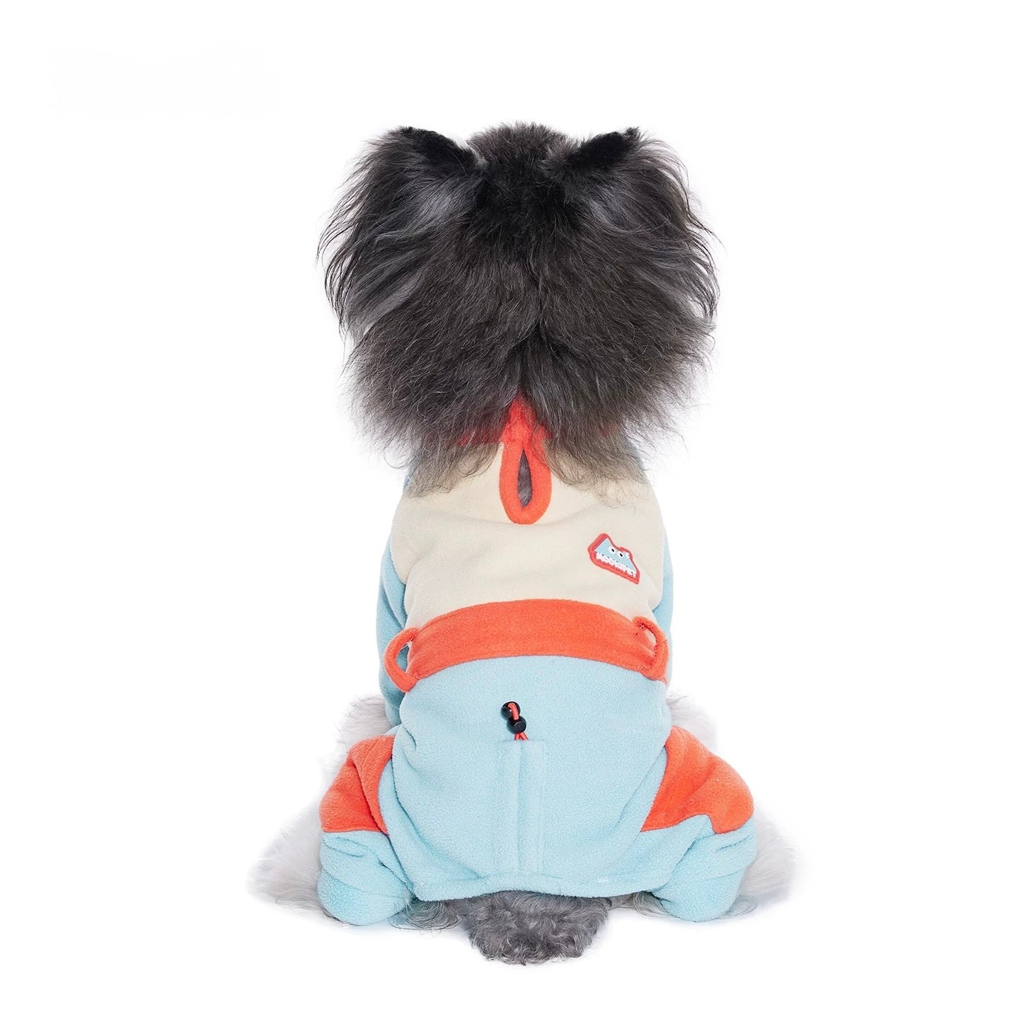 Color Block Fleece Jumpsuit