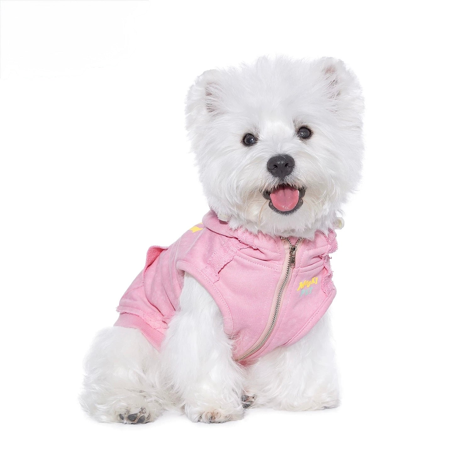 Washed Knit Hoodie Vest