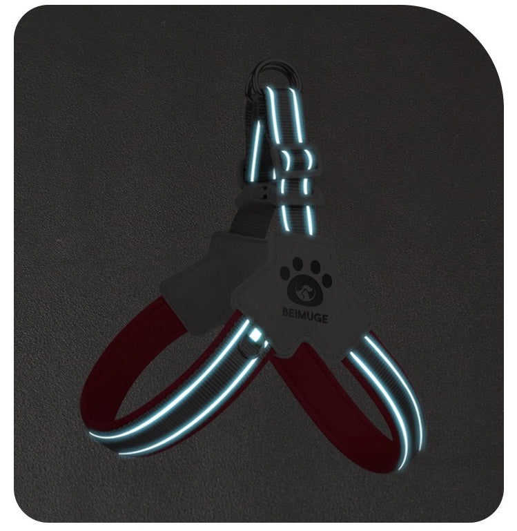 Y-Shaped Breathable
Padded Dog Harness with Leash