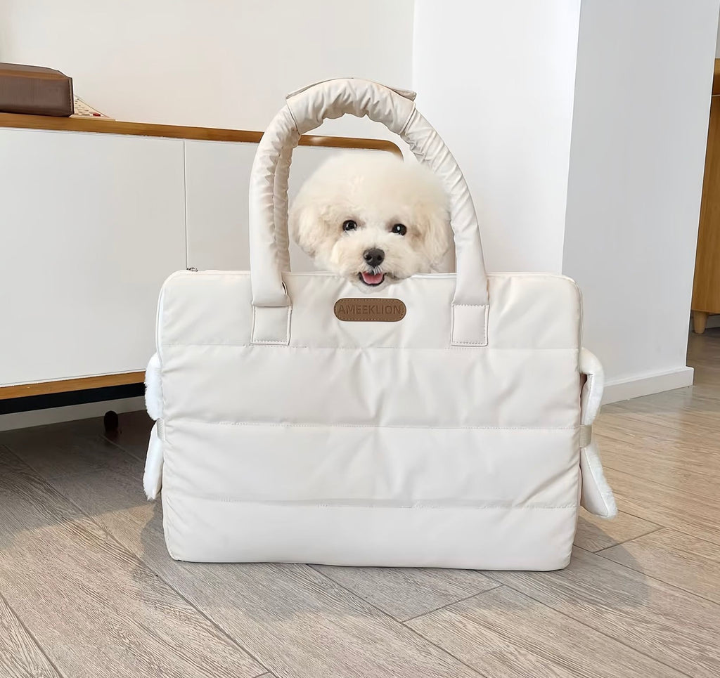 Outdoor Pet Travel Bag Cotton, Spacious, Crossbody Design