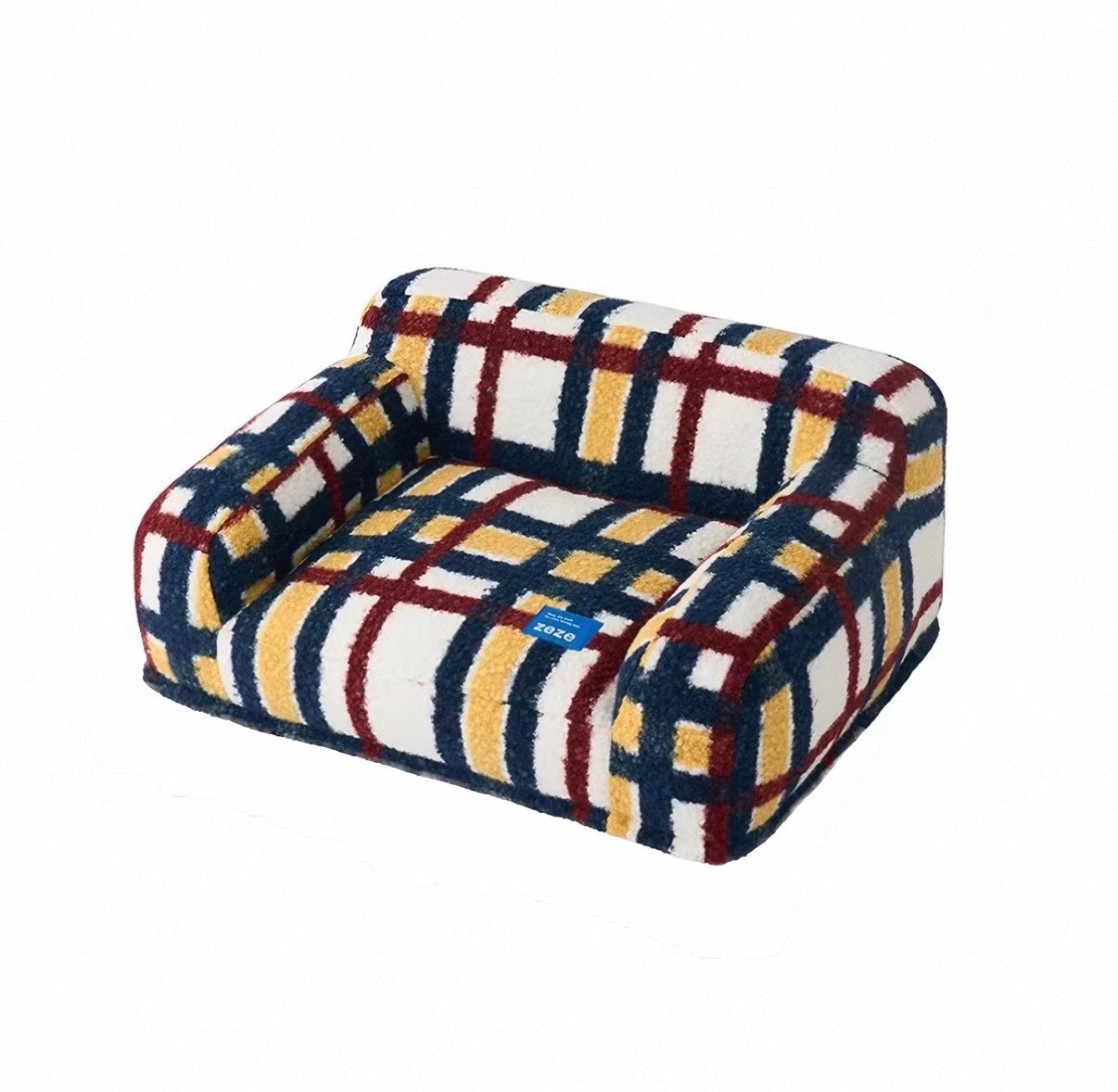 Toffee Tart Sofa for pets showing side profile and structure