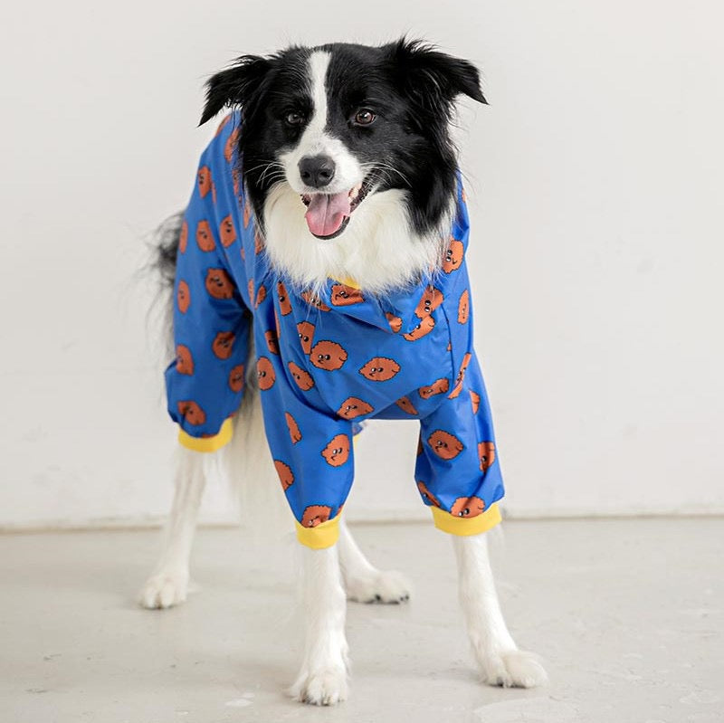 All-Weather Waterproof
Dog Raincoat with Hood
- Full Coverage for All Sizes