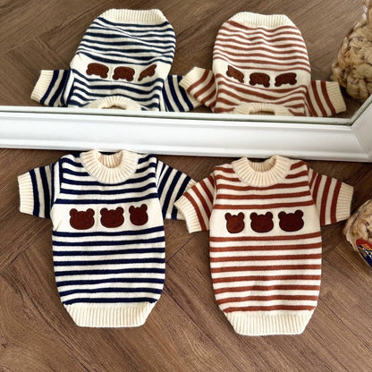 Warm Knitted Pet
Sweater - For Small & Medium Dogs