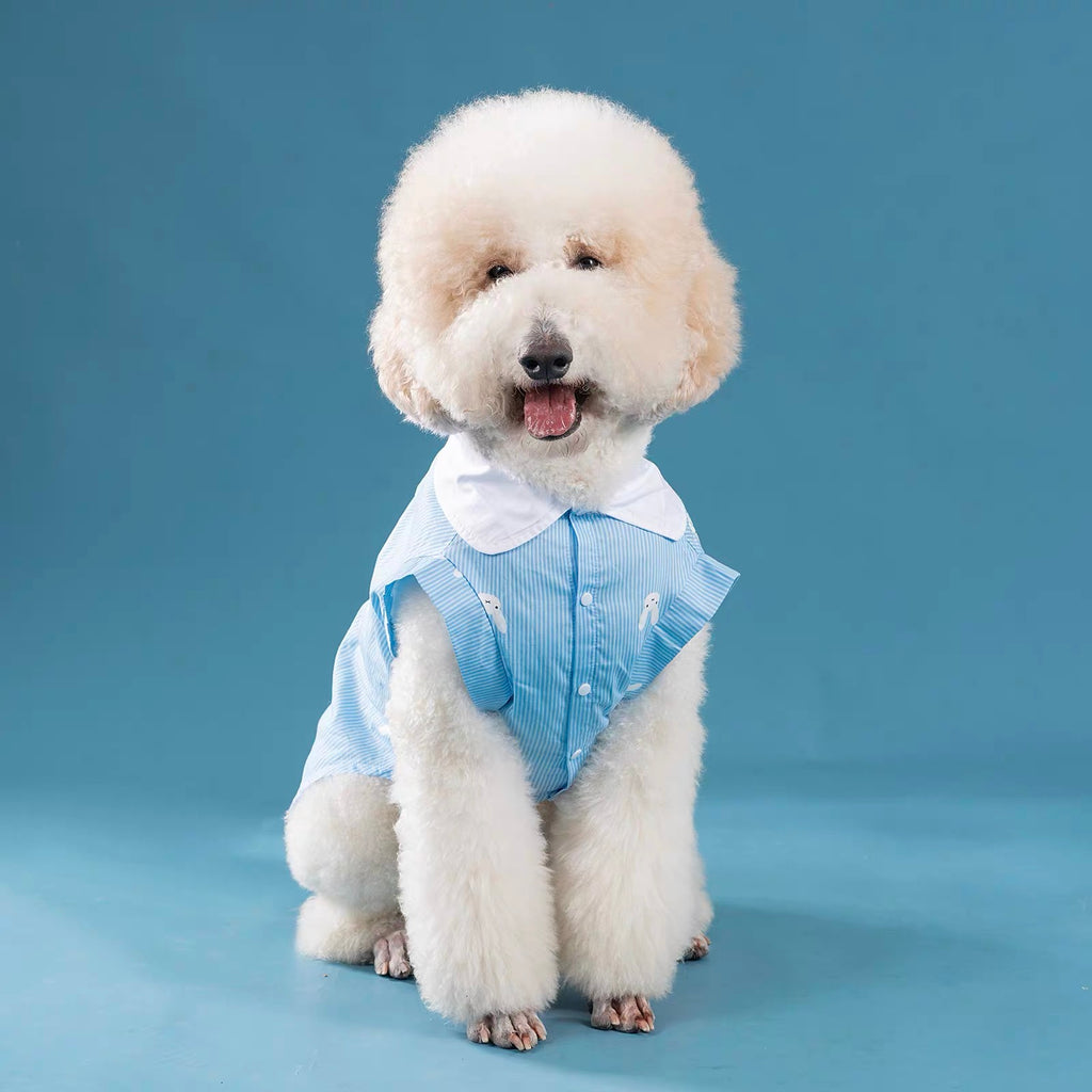 Cute Sleeveless Dog Shirt
- Lightweight & Breathable
Pet Clothing for Small, Medium, and Large Dogs