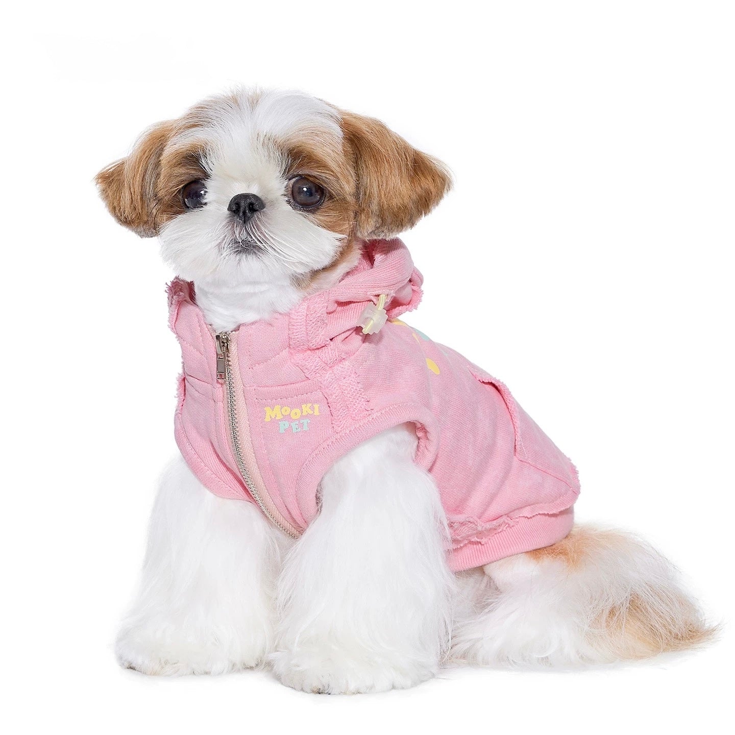 Washed Knit Hoodie Vest