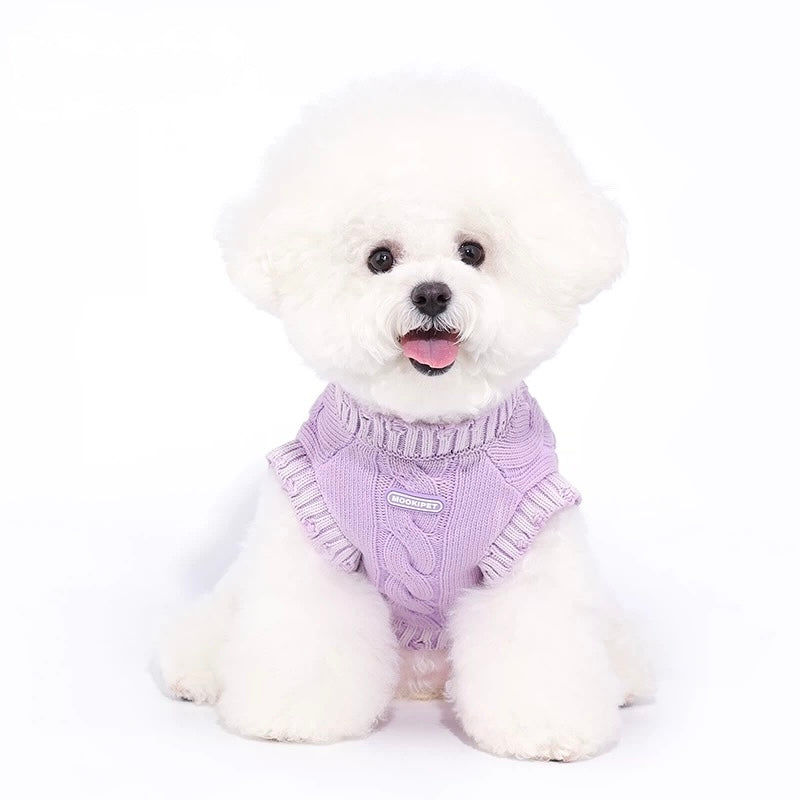 Washed Twisted Knit Vest