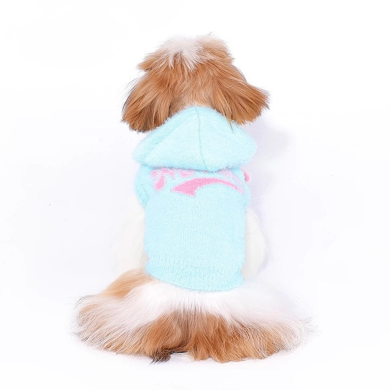 Macaron Mink Hoodie Vest