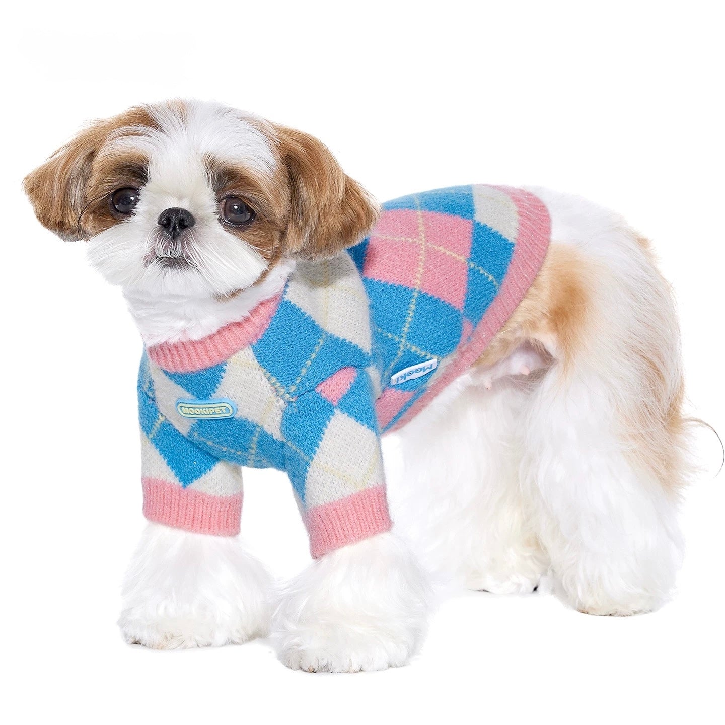Argyle Fleece Sweater
