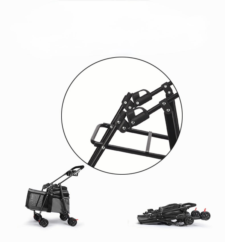 Light Weight Foldable Pet TravailStroller