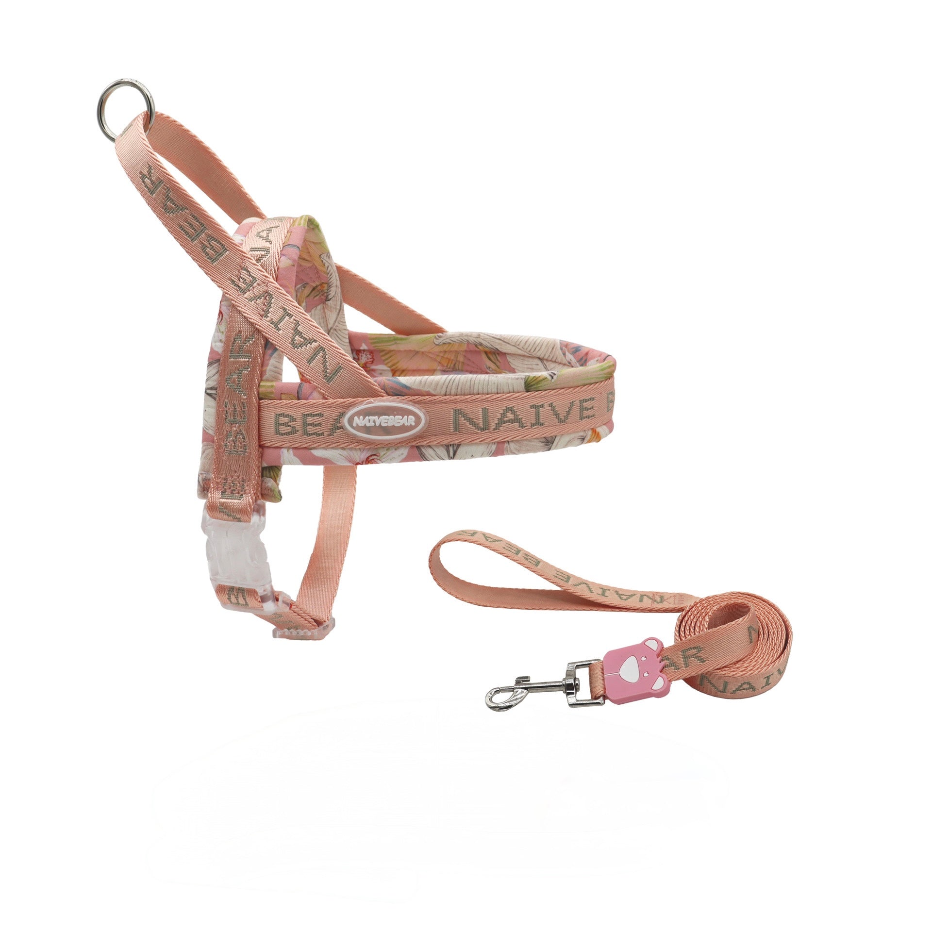 Pet Dog Floral Design Harness