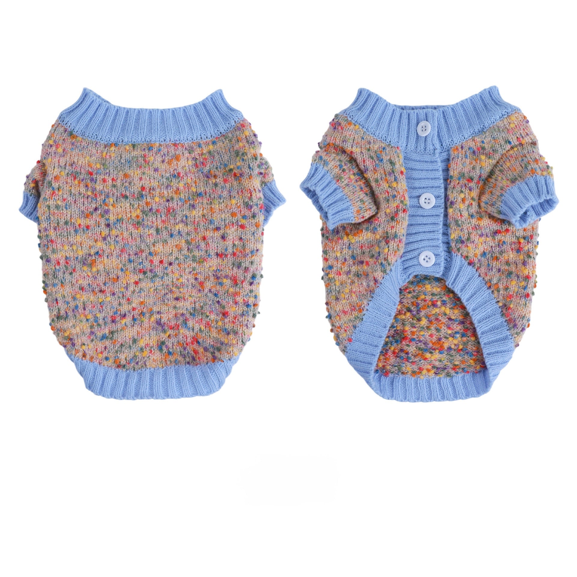 Cozy Knit Cardigan for Small/Medium Dogs