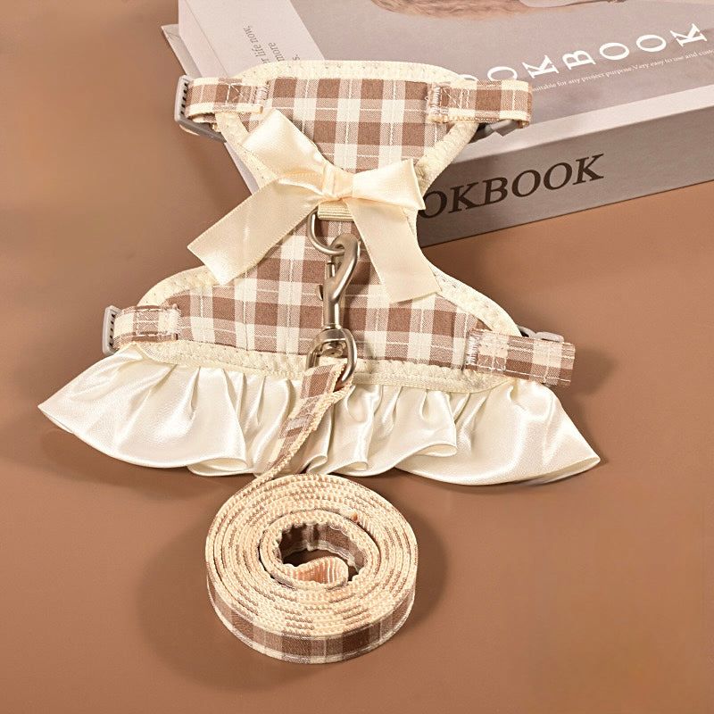 Paw & Bows Pet Herness Set