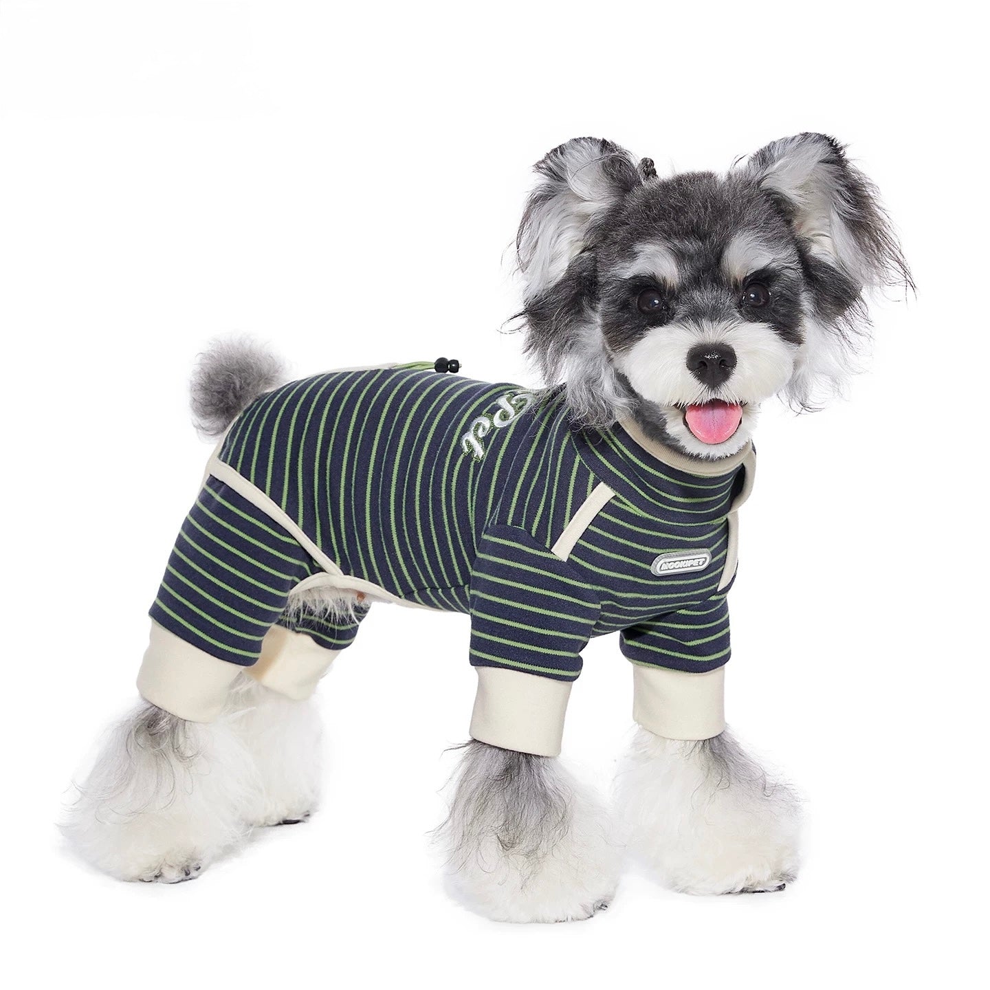 Soft Striped Pet Jumpsuit
