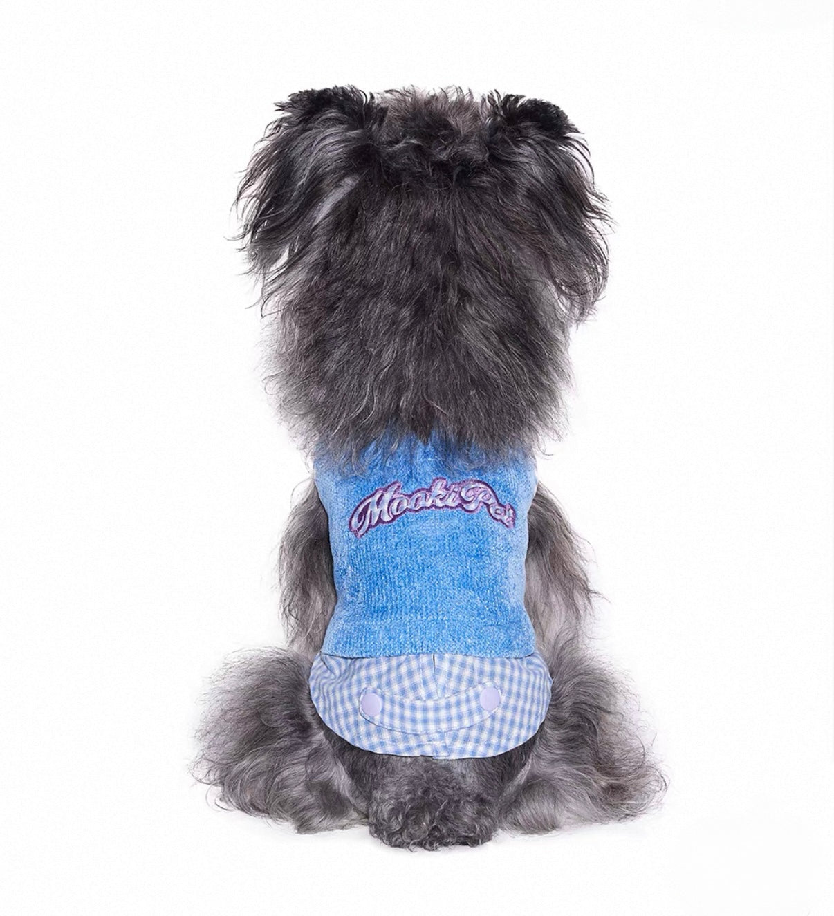 Gingham Shine Layered Vest