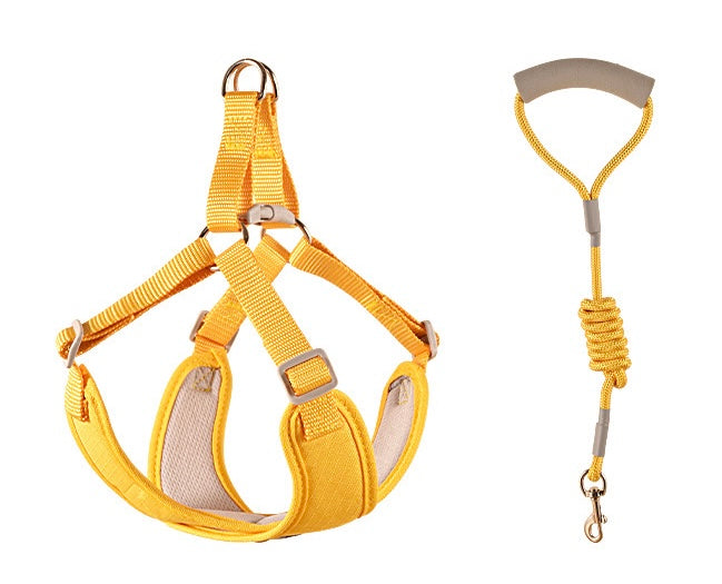 NylonComfort Dog Harness & Leash Set