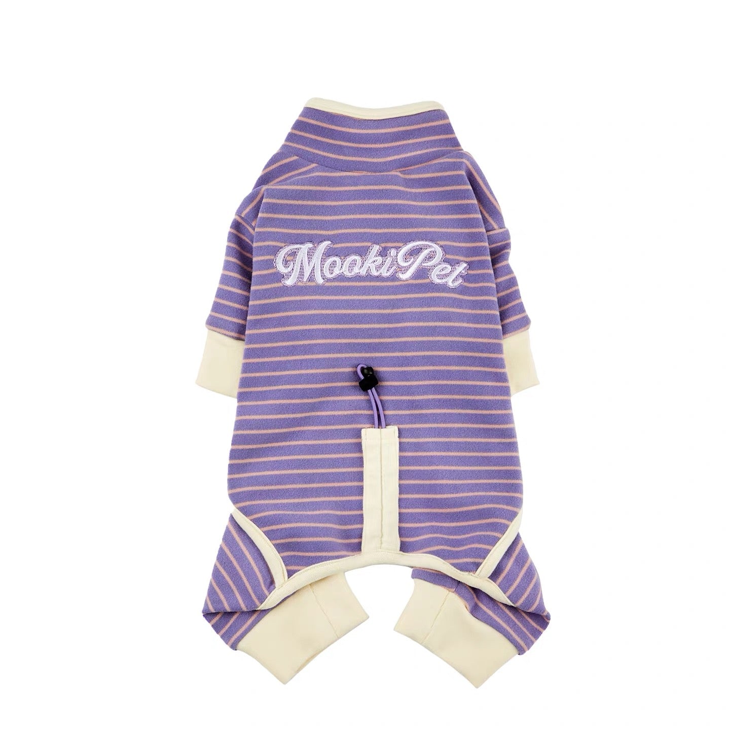 Soft Striped Pet Jumpsuit