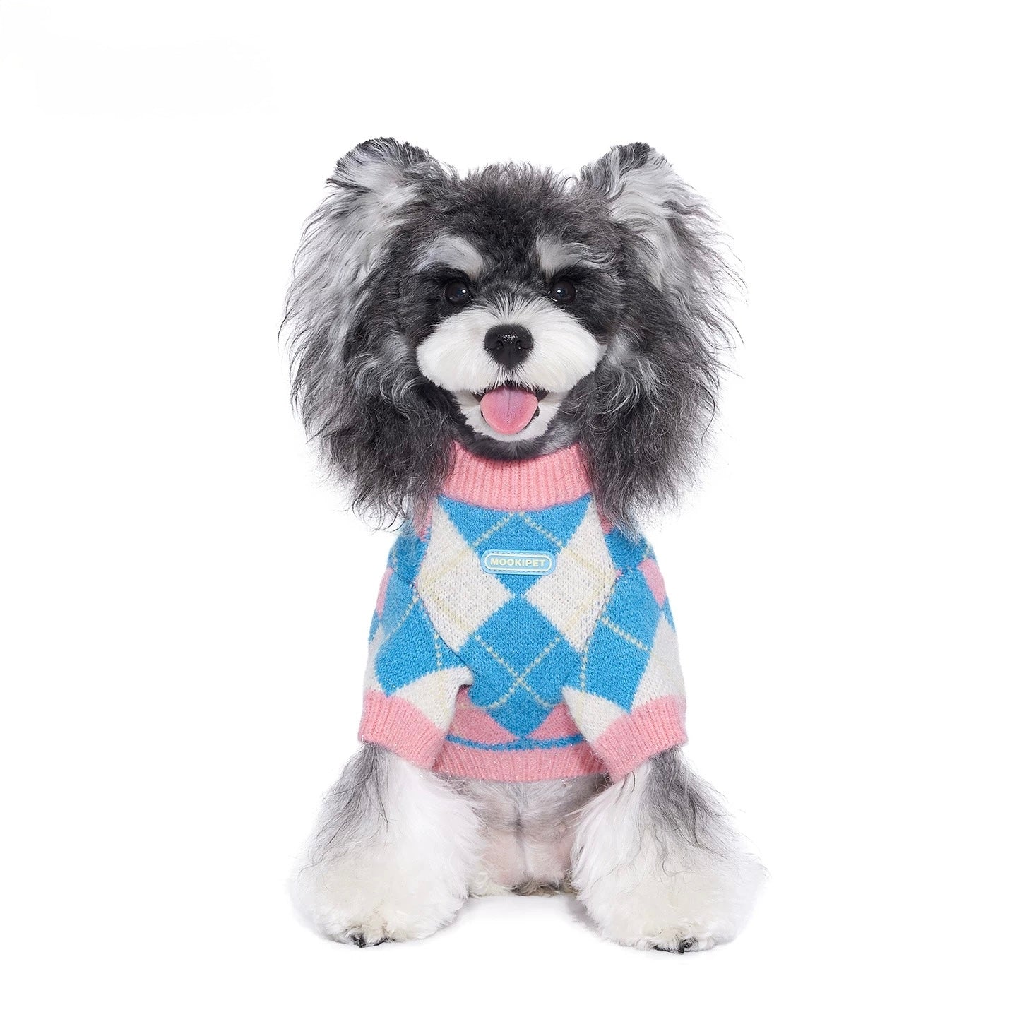Argyle Fleece Sweater
