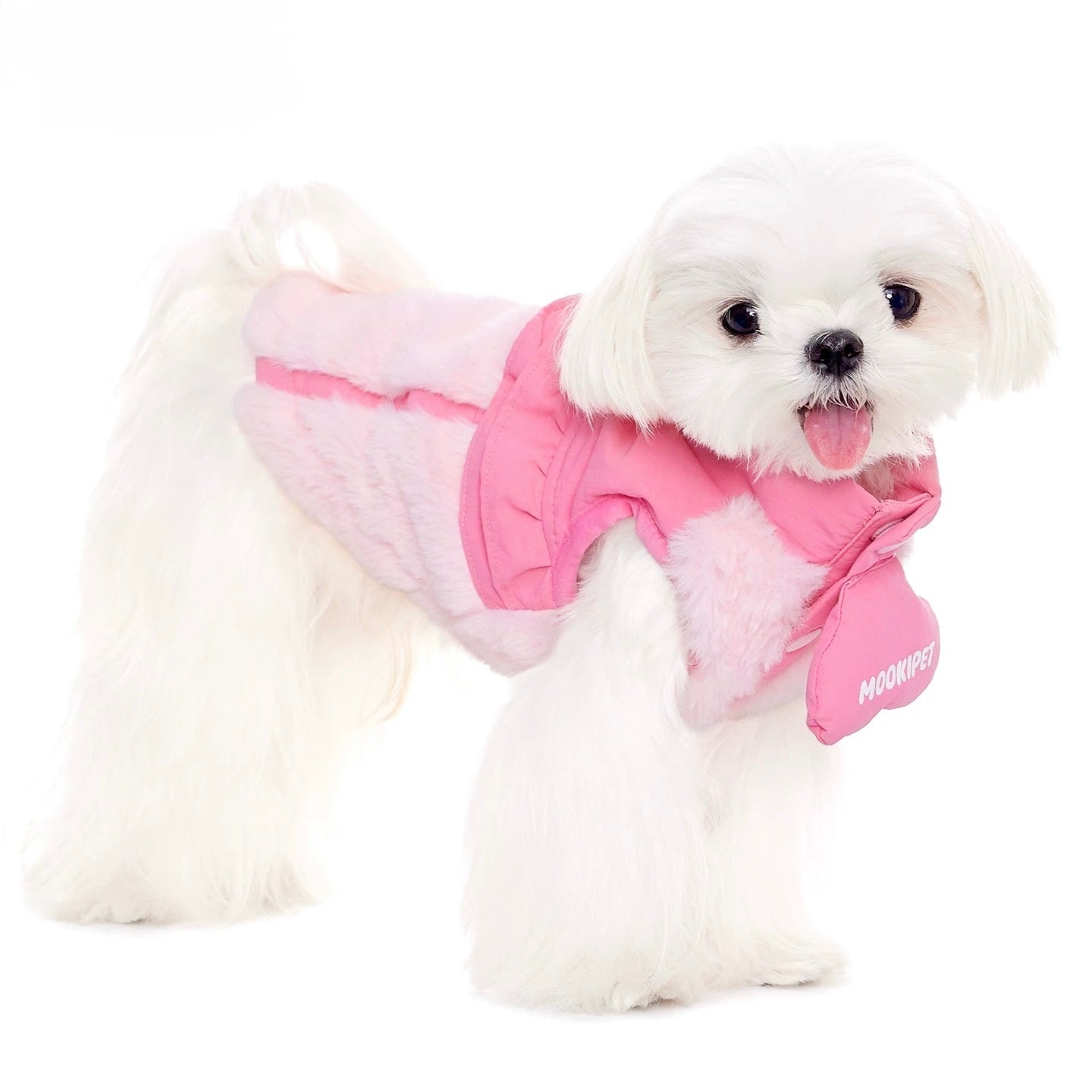 Cloud Ruffle Fur Vest