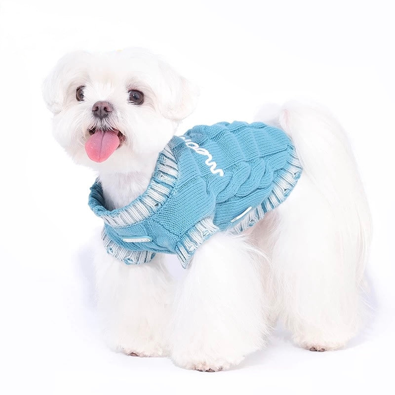 Washed Twisted Knit Vest