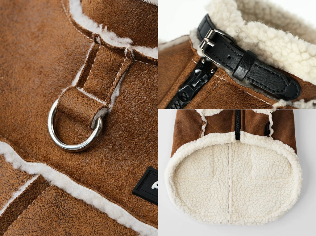 Cozy Winter Dog
Clothes - Vest & Cotton Jacket for Small and Medium Pets