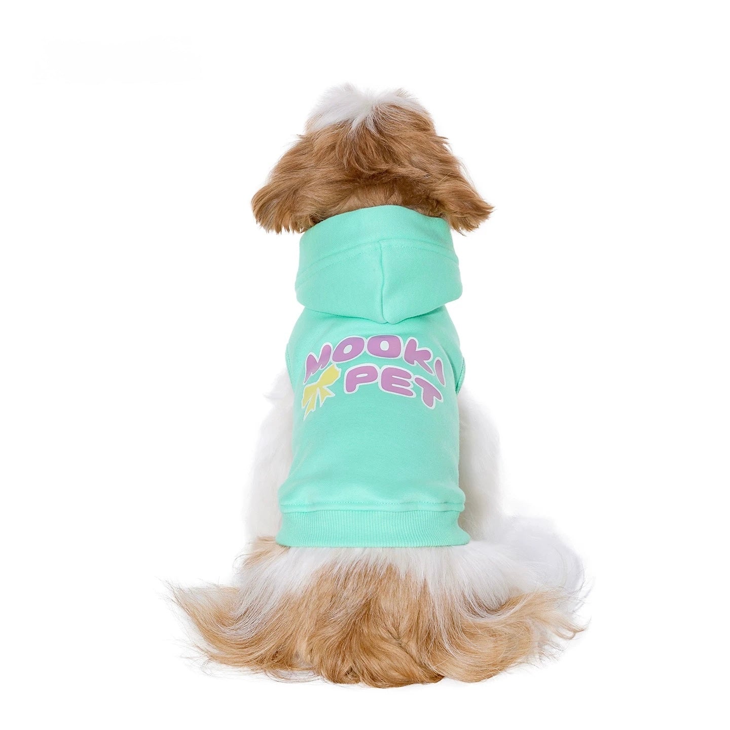 Mint Fleece Tie Hoodie Vest