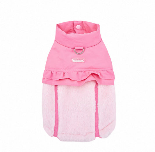 Cloud Ruffle Fur Vest