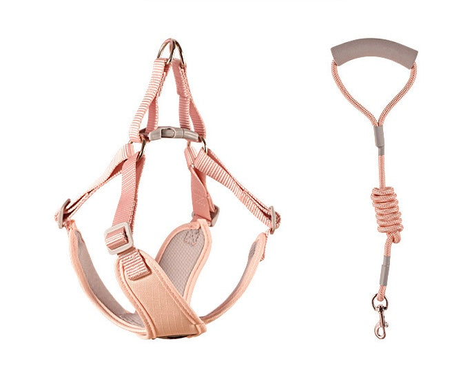 NylonComfort Dog Harness & Leash Set