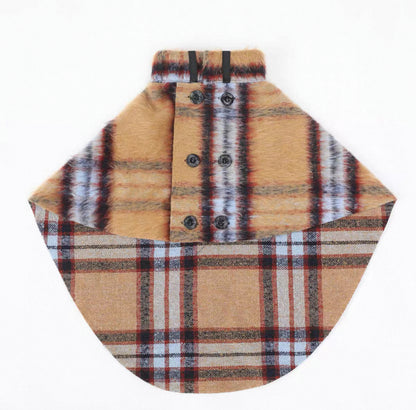 TAORAE Plaid Pet Cloak