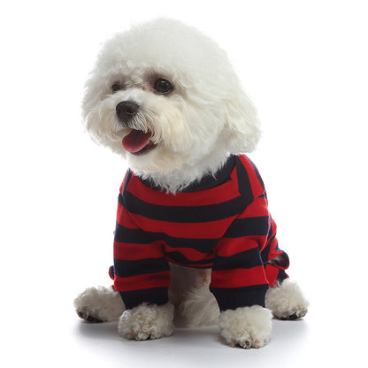 Striped Dog Pajamas for Small & Medium Breeds