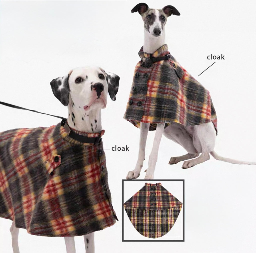 TAORAE Plaid Pet Cloak