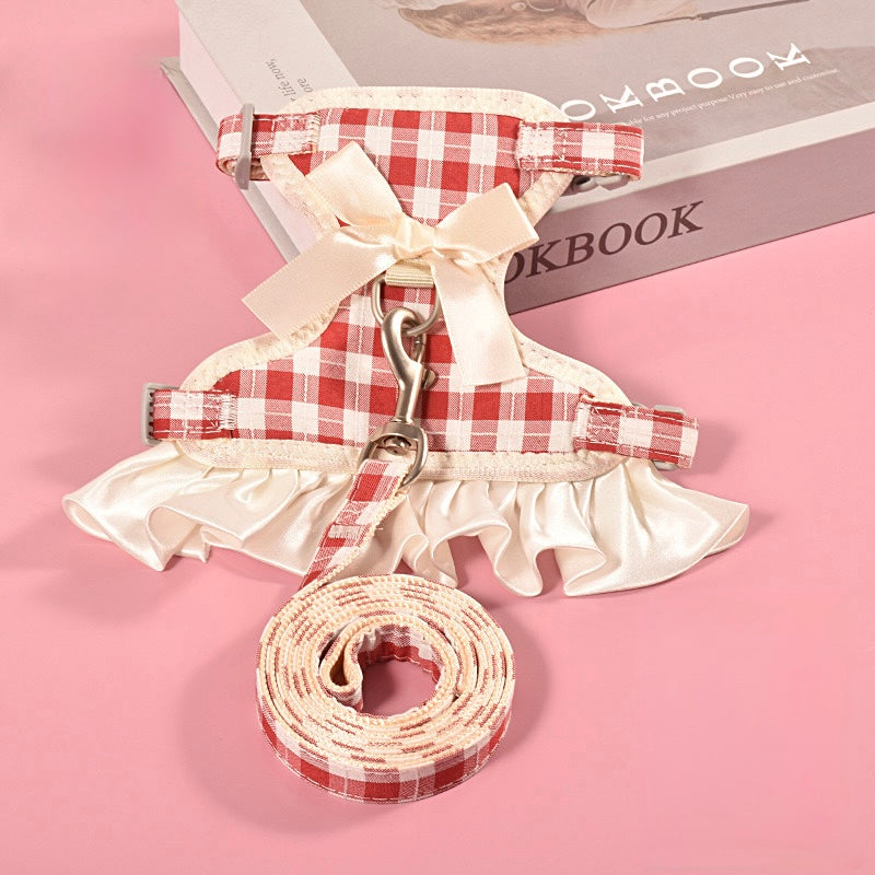 Paw & Bows Pet Herness Set