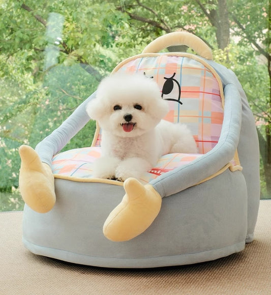 Retro Striped Sofa Bed