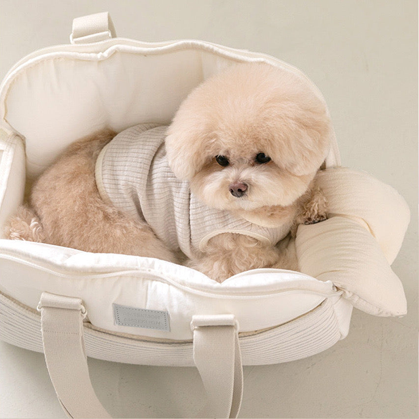 Comfortable Pet Carrier Striped & Ventilated