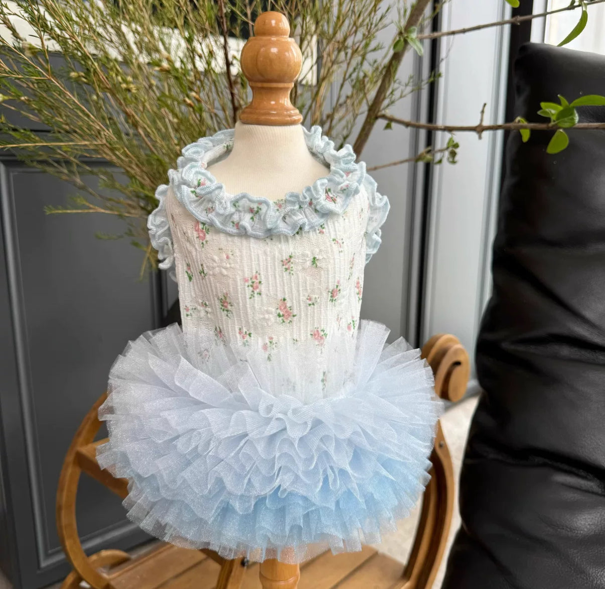 Ballet Lace Tutu for Pets - Floral & Fluffy(small breed dog)