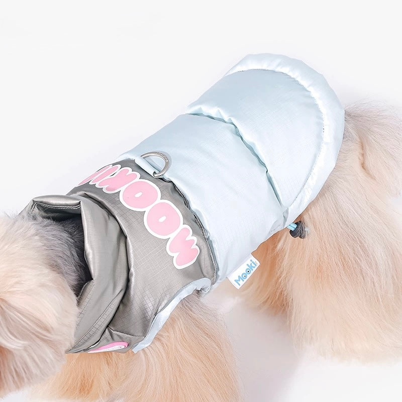 Shiny Patchwork Duck Down Vest