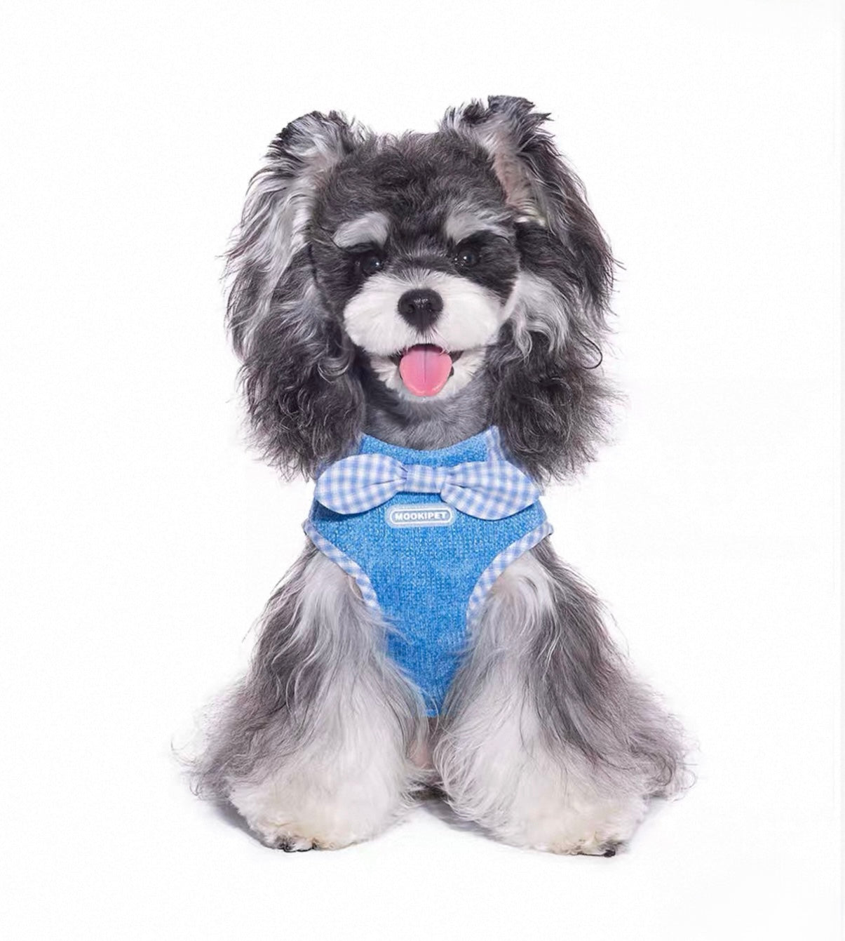 Gingham Shine Layered Vest