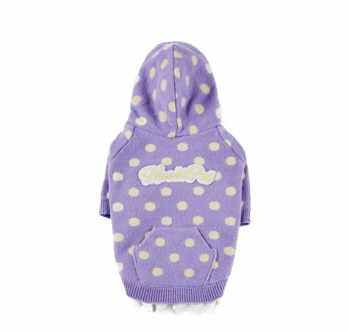 Fleece Dot Hoodie Sweater
