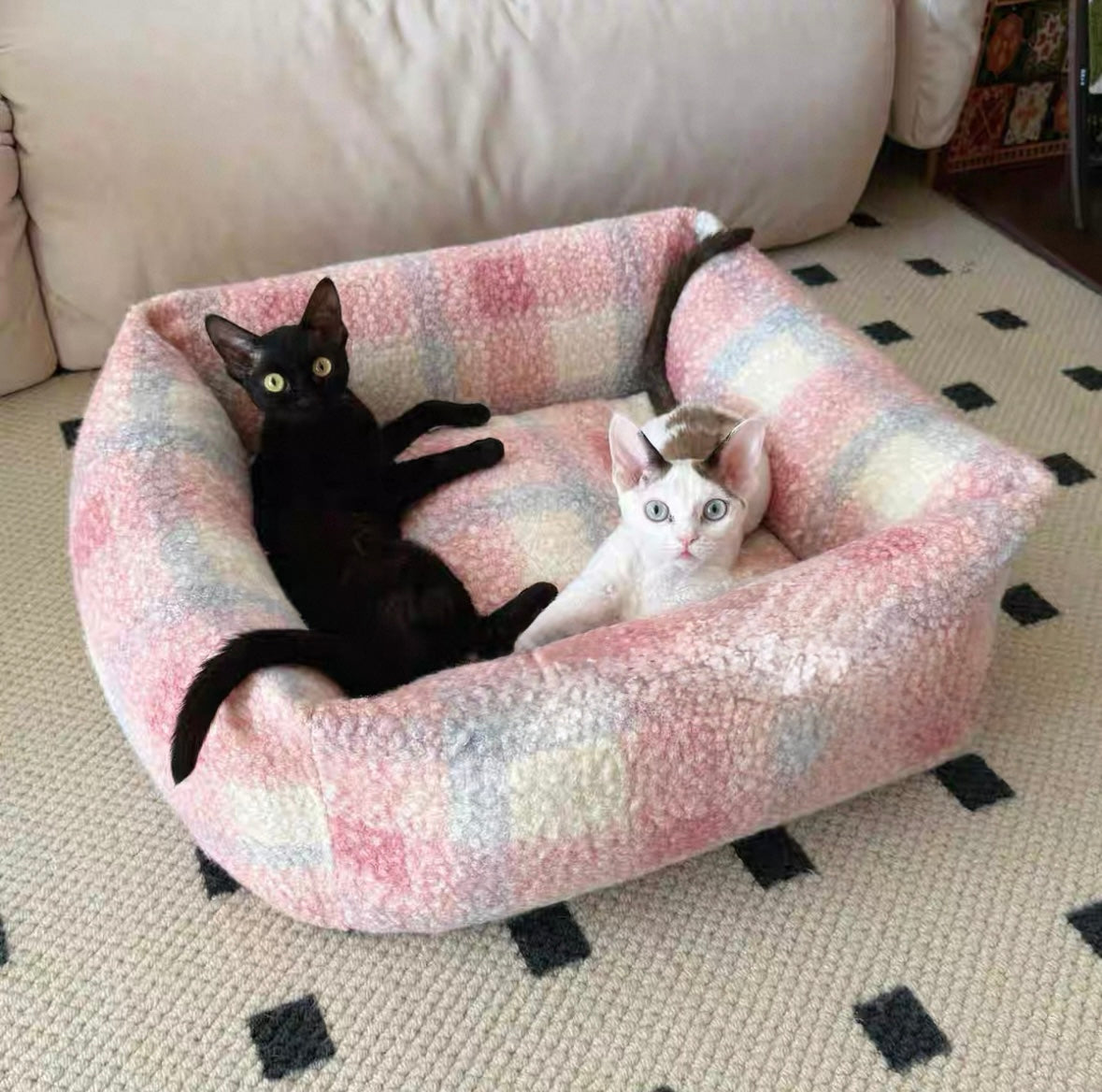 FluffCheck Plush Pet Lounger 🐾